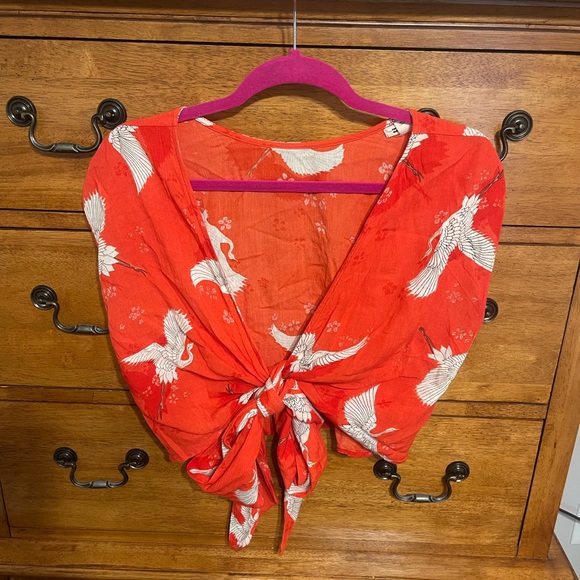 Billabong Tie Front Top - Picture 2 of 4